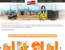 Tablet Screenshot of 1gtrans.com